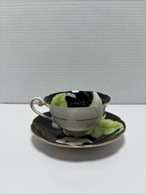 Vintage Castle Teacup and Saucer